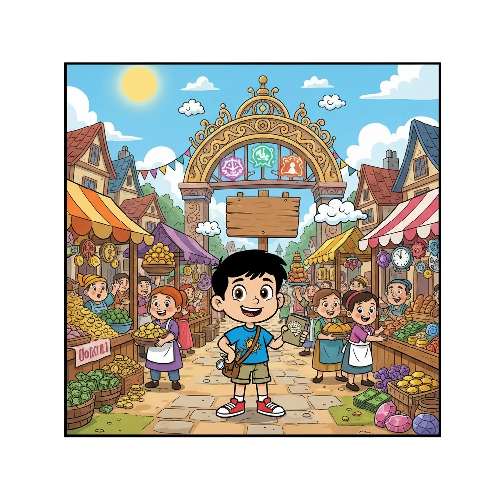 Kisah Si Cerdik dan Pasar Impian - educational