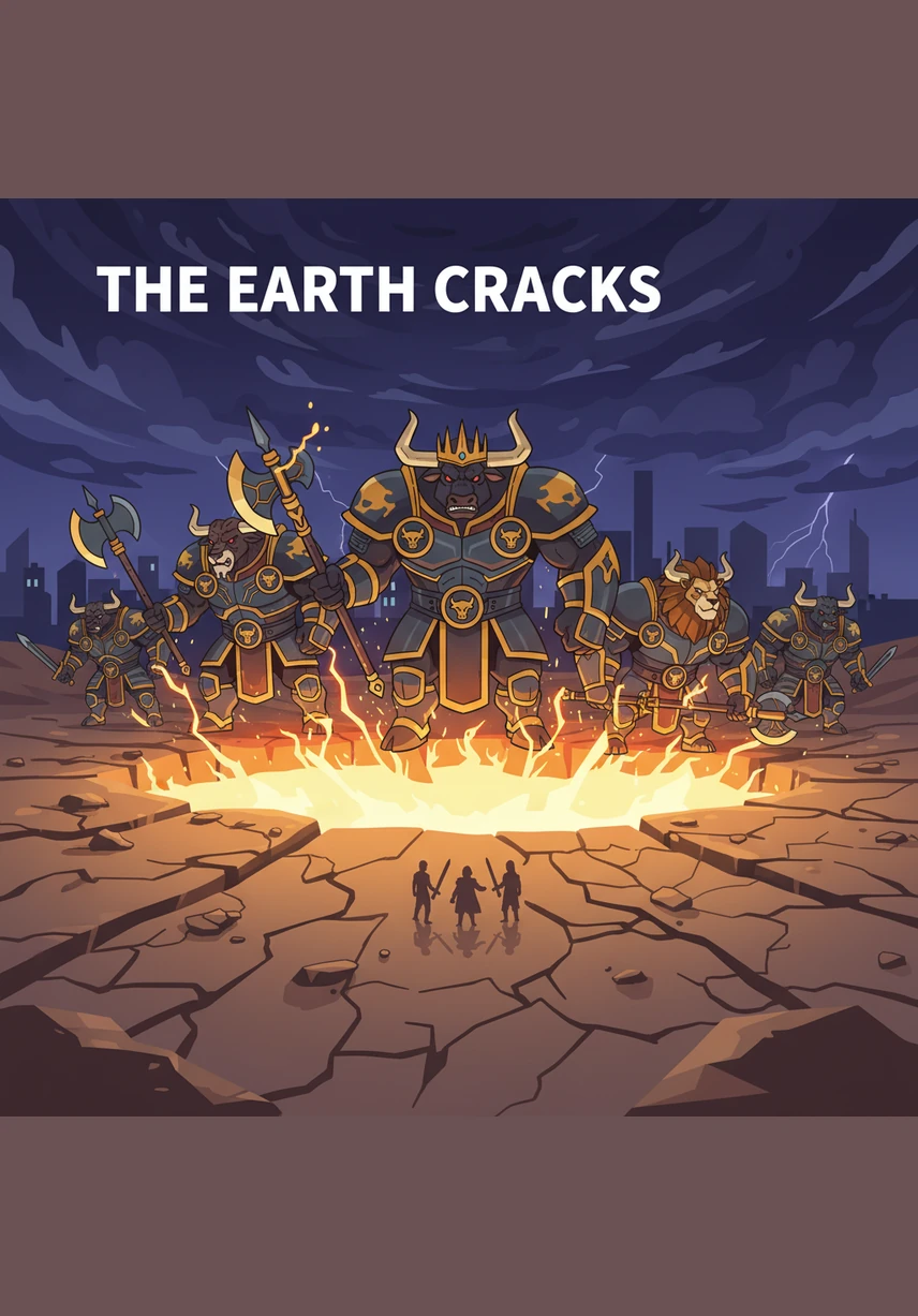 From the cracks in the earth, the Shadow Blight emerges as monstrous, formless creatures that attack friend and foe alike. The warring clans are forced to break their duels, standing back-to-back as they realize their petty disputes have blinded them to the true enemy of their world.