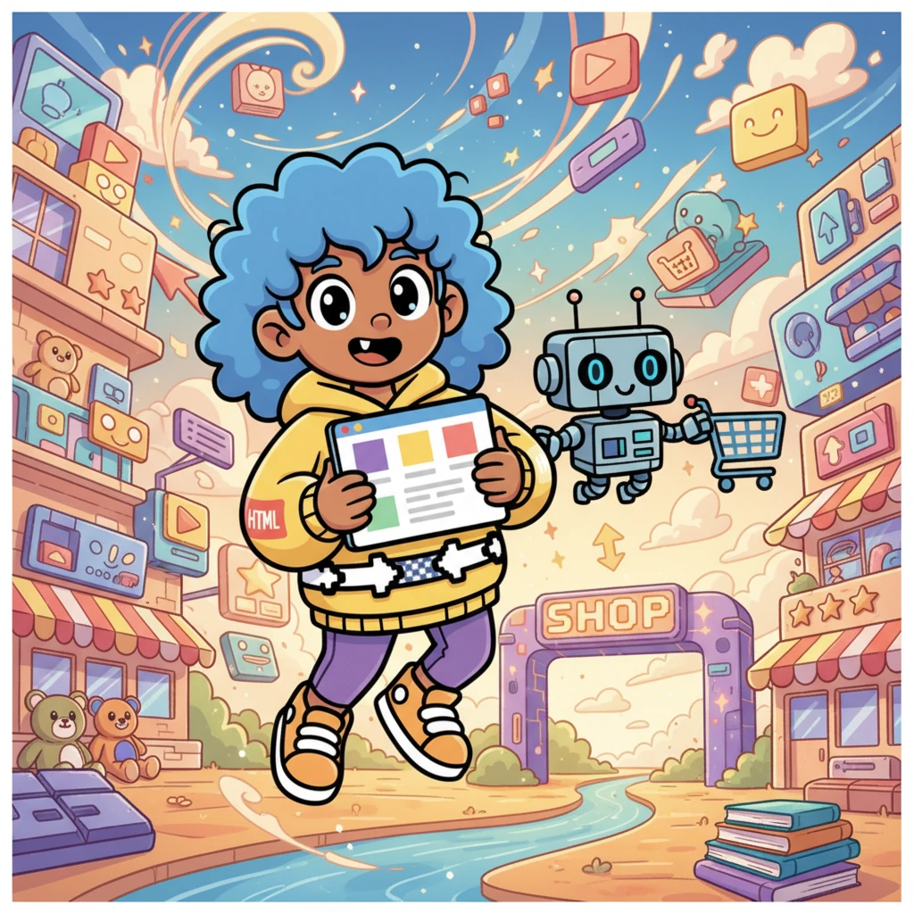 The Coding Critters and the Ecommerce Emporium - 教育故事