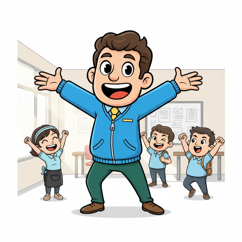 Dengan senyum lebar dan jaket salesnya, Pak Budi mengejutkan timnya di pagi hari. "Siap untuk petualangan hari ini?" serunya, membuat timnya yang tadinya lesu langsung bersemangat. Ia ingin merasakan langsung tantangan di lapangan.