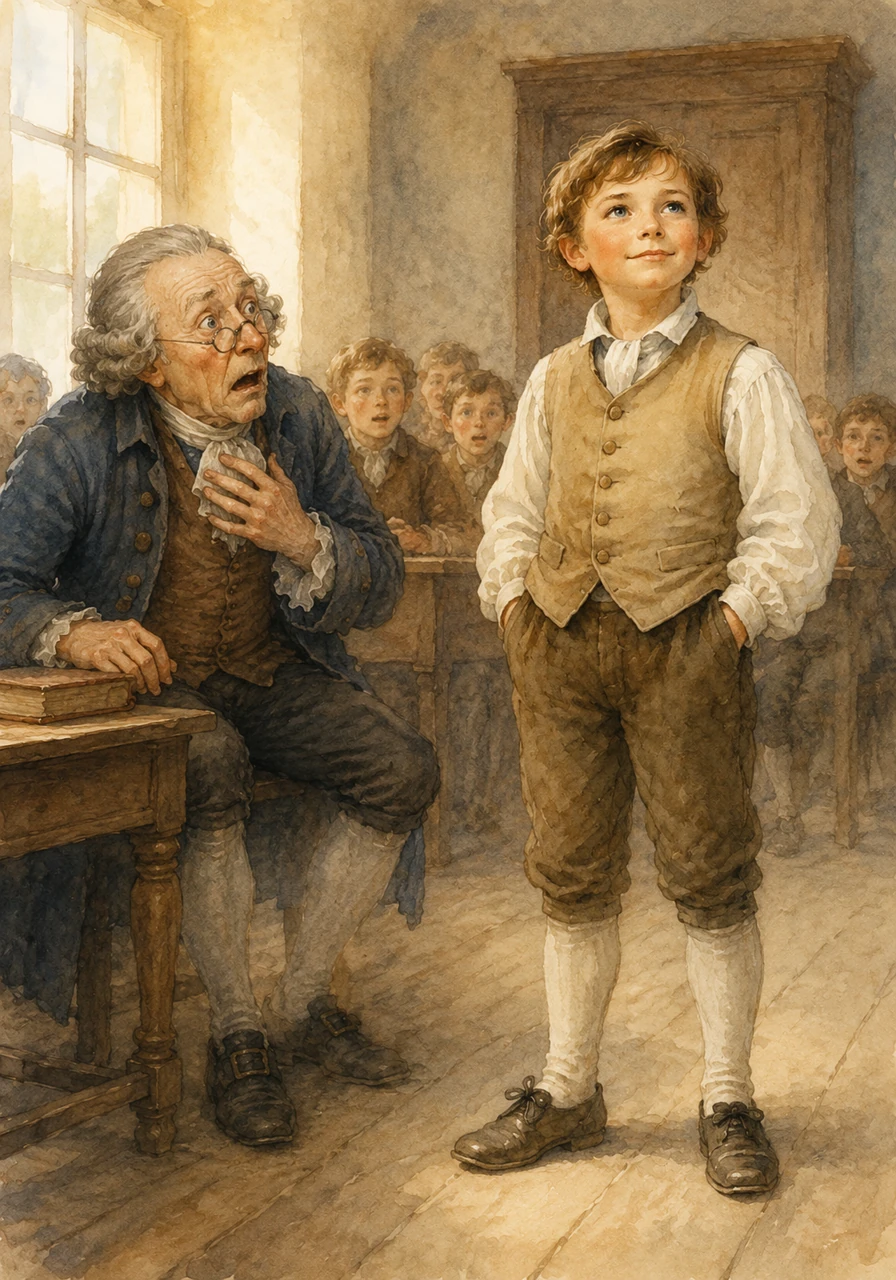Carl smiled gently, knowing that numbers weren't just cold figures to be stacked, but a beautiful language of patterns waiting to be understood. His teachers realized that this ordinary boy possessed an extraordinary mind destined for greatness.