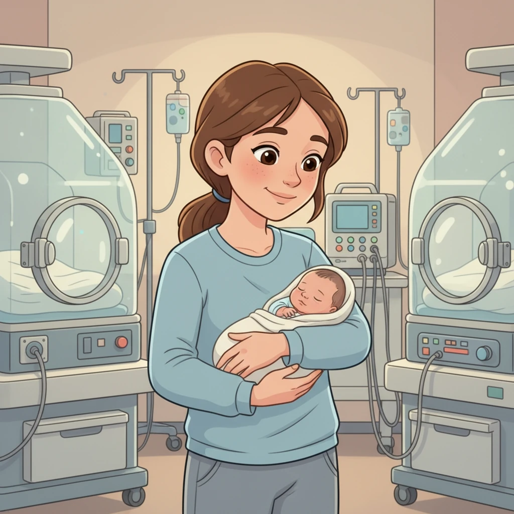Sharon, a young single mother, held her tiny newborn, Dean, close. Born prematurely, he weighed less than two pounds, a fragile miracle in her arms. The hospital room was filled with the soft glow of incubators and the gentle hum of machines keeping him alive.