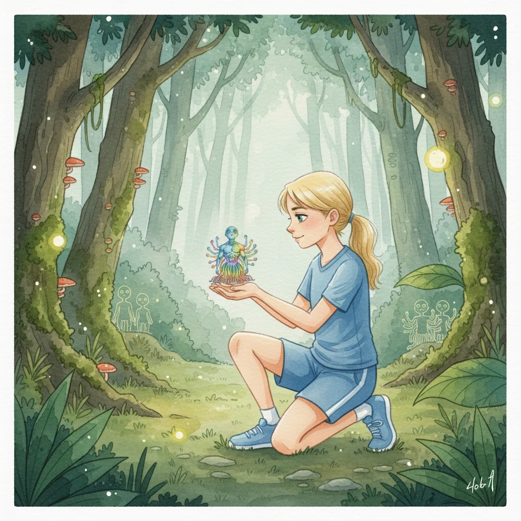Bella and the Tiny Blue Hero