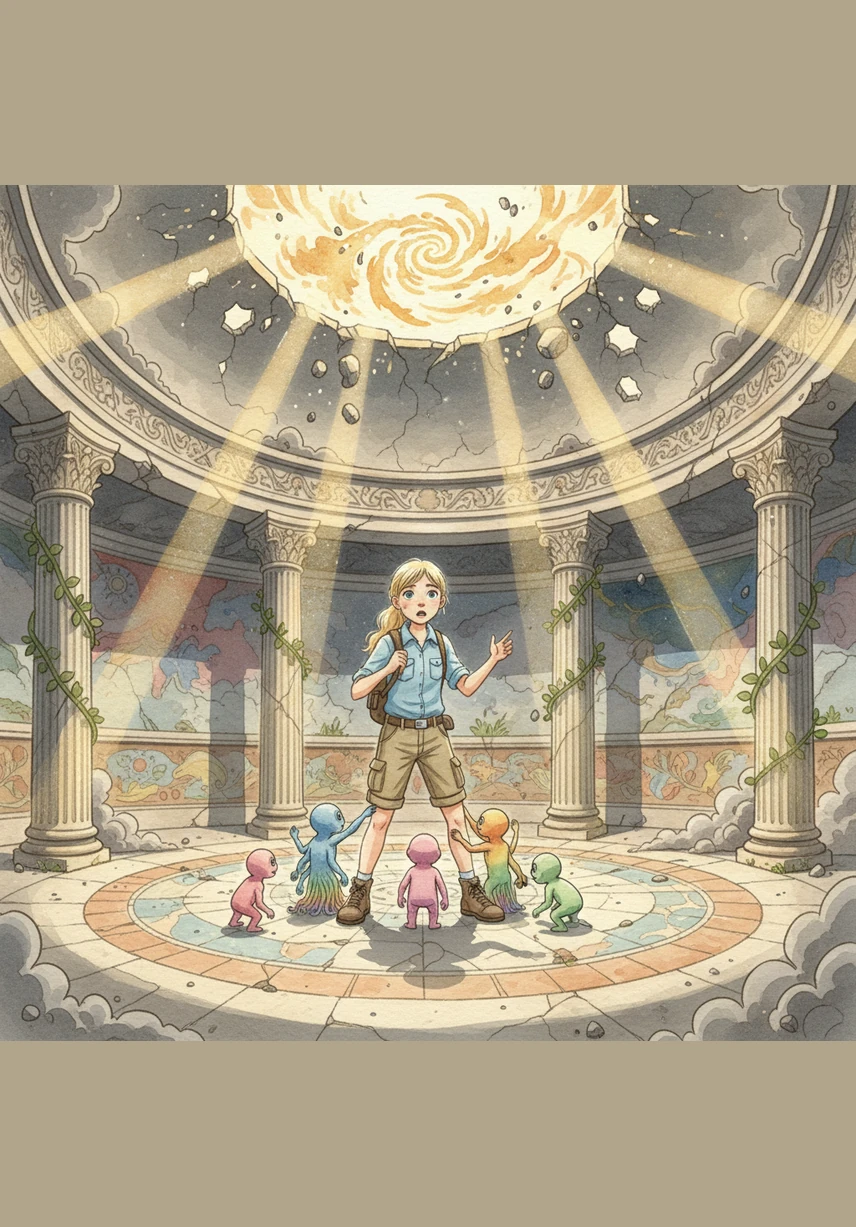 As they tried to leave the house, a large, grey wolf appeared at the edge of the woods, guarding the only path out. Bella and the tiny family realized they were trapped, so they quickly brainstormed a solution to stay safe inside the sturdy house until the danger passed.