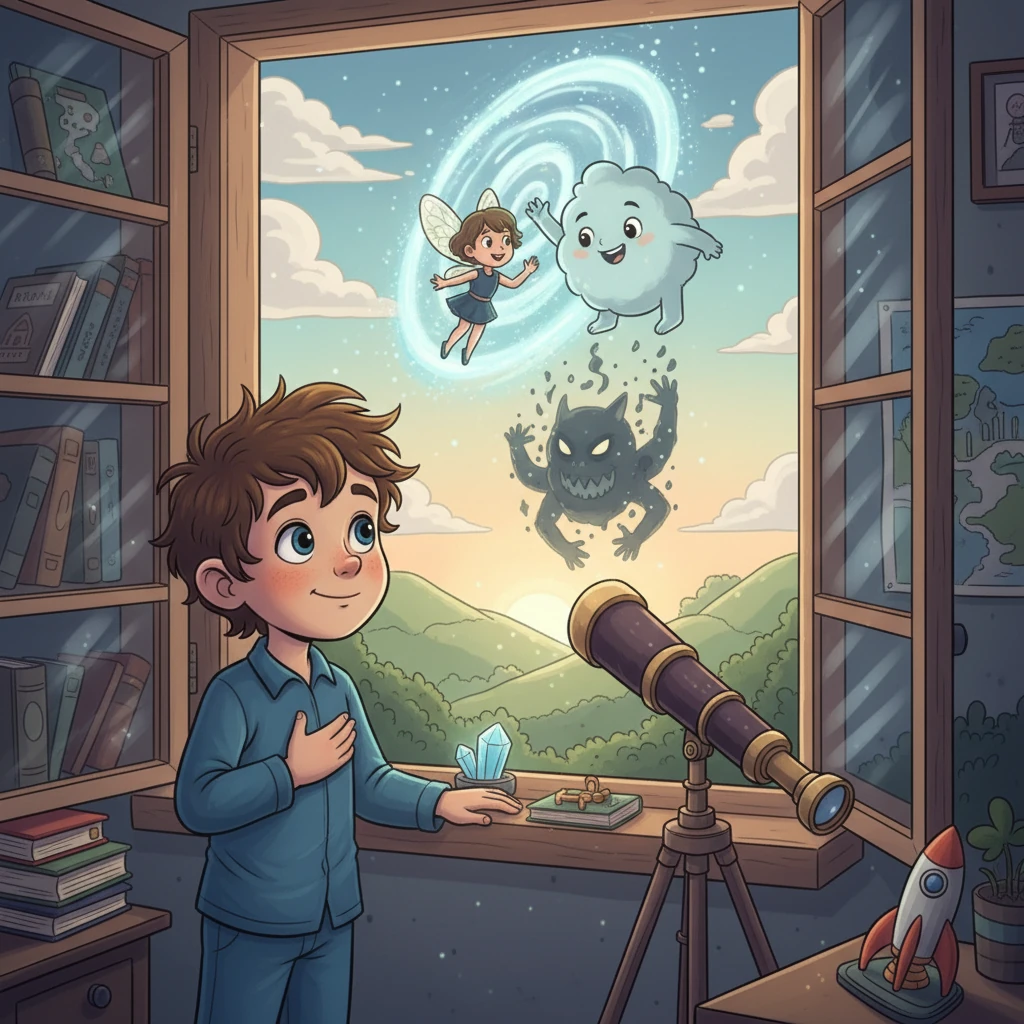 În final, cu ajutorul curajului și al prieteniei, Luca și prietenii săi au învins umbra, salvând Țara Viselor. Luca s-a întors acasă, purtând în inimă amintirea unei aventuri de neuitat, promițând să păstreze magia vie.