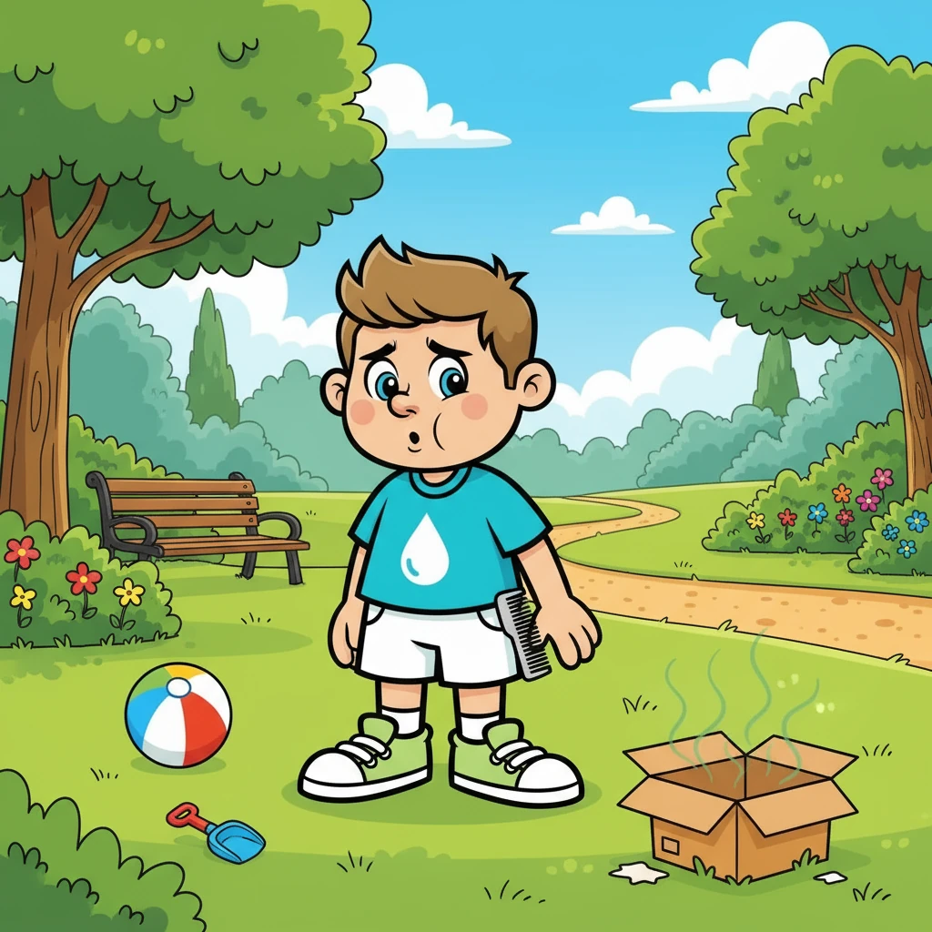 Freshy, a playful little character, loved to explore! One sunny morning, while playing in the park, Freshy noticed a slight… unpleasantness. Freshy wrinkled their nose and wondered where the smell was coming from.