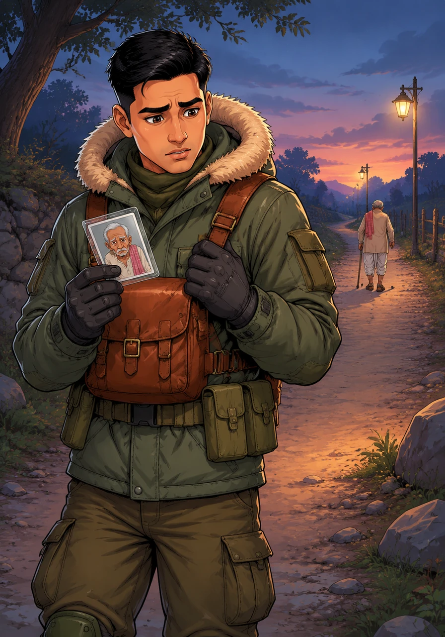 Holding the ID card, Arjun realized this money likely represented the elderly man's life savings or urgent medical funds. He looked back at the empty, darkening trail, knowing he had to find a way to return this precious belonging to its rightful owner.