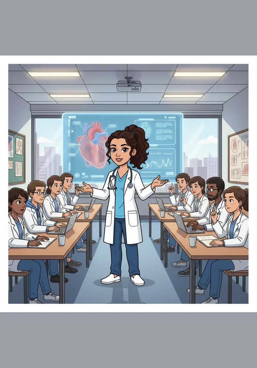 A series of icons float around a human silhouette, highlighting subtle changes like persistent fatigue, unexplained weight loss, and localized pain. Elena emphasizes the importance of clinical observation and listening to the body’s early warning signals. Recognizing these symptoms early can drastically change the course of a patient's medical journey.