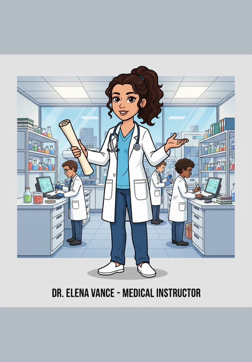 Elena examines a vial of specialized medication that harnesses the body's own immune system to fight back. She explains how modern medicine is moving toward personalized therapies that target specific molecular markers on tumor surfaces. This shift from broad treatments to targeted strikes represents a new era in oncology and patient care.