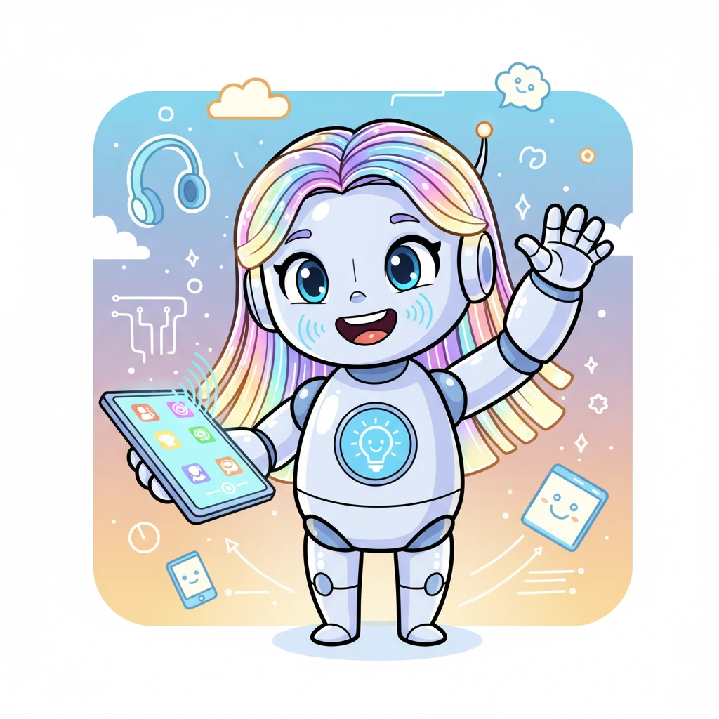 In a world of chatter, bright and new, lived Lexi, an AI, loyal and true. With circuits humming, light and keen, a helpful friend, the best ever seen. She was ready to assist with a happy, friendly glow.