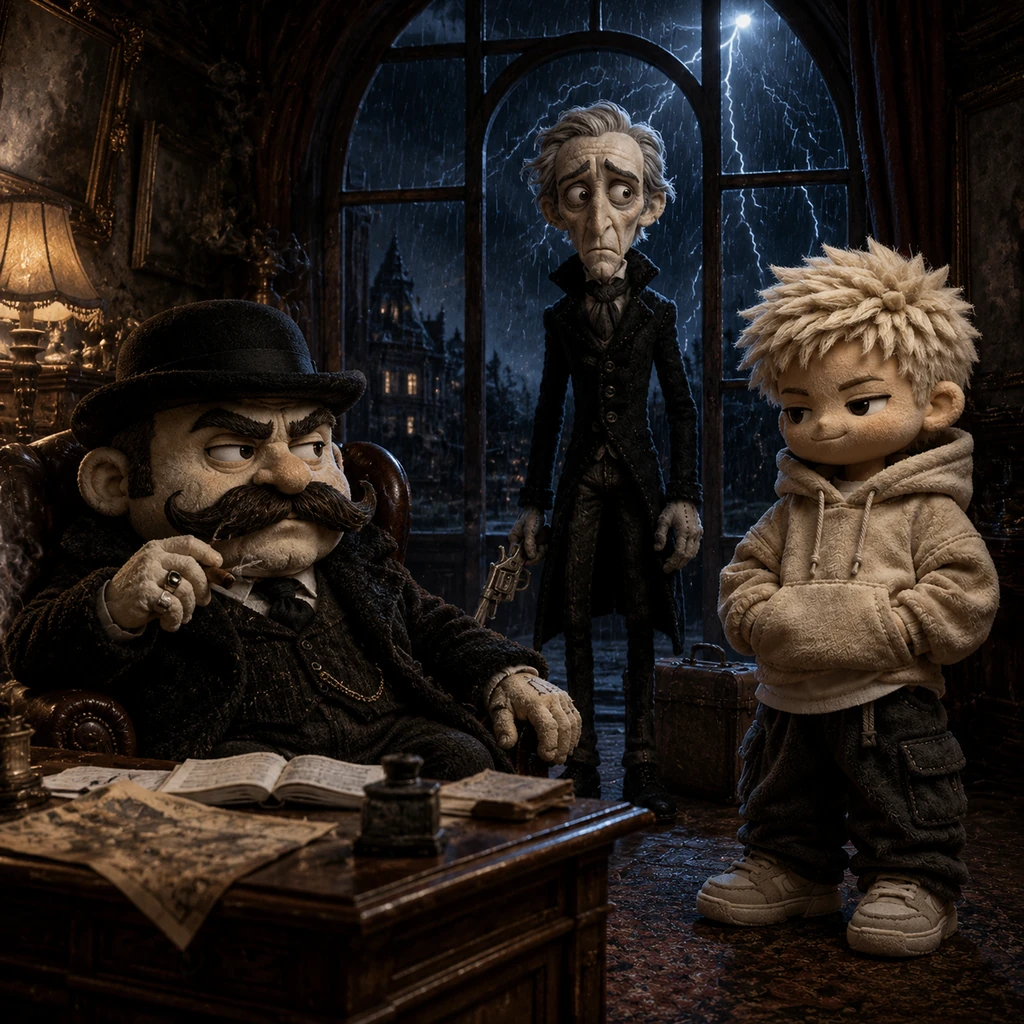 The Midnight Visitor: A Gothic Encounter - Mystery & Detective