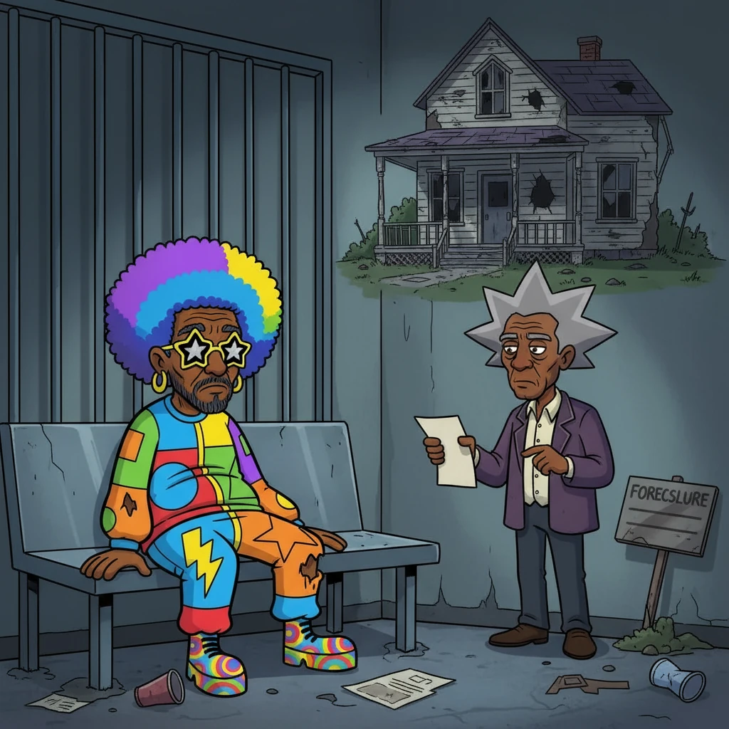 Decades later, George, now older and weathered, wakes up in a Detroit drunk tank. His empire has crumbled, leaving him broke and alone. Bootsy bails him out, but the rift between them is clear. George returns to his decaying farmhouse, facing foreclosure.