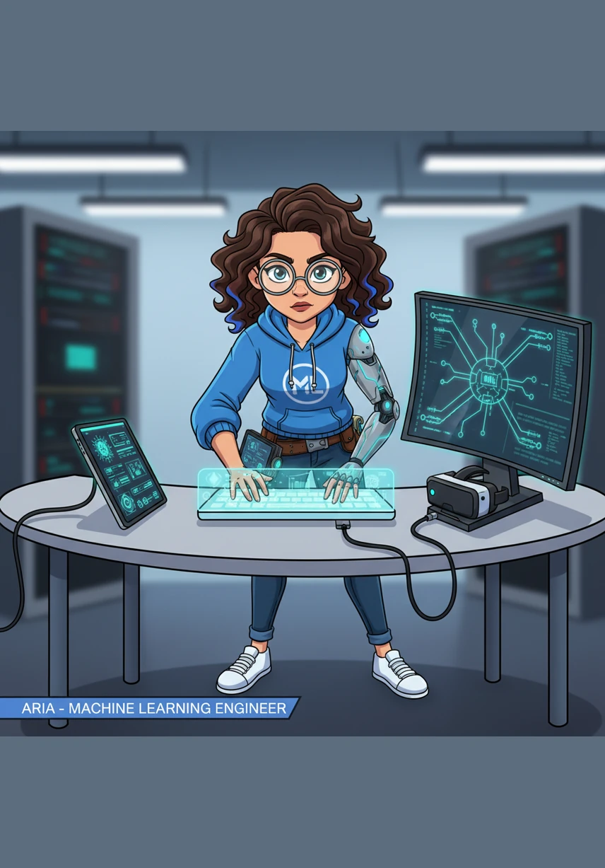 Aria sits at her workstation, surrounded by a swirling storm of digital envelopes that represent the millions of spam emails cluttering the world. She identifies the core problem: the need for an intelligent filter that can automatically distinguish between unwanted junk and important messages, known as Ham. Her mission is to build a Spam Email Classifier that restores order to the digital chaos.