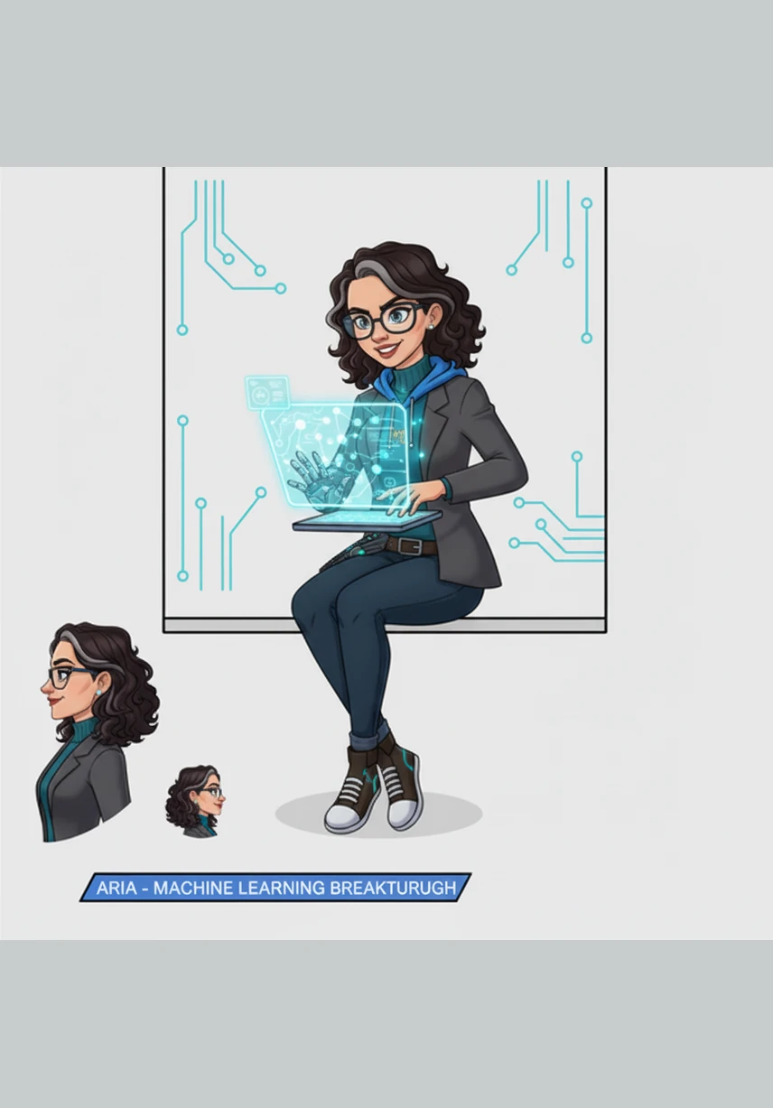 The cleaned words are suddenly transformed into a shimmering matrix of numbers using the TF-IDF technique. Aria explains that this process calculates the importance of each word relative to the entire collection, effectively translating human language into a mathematical format. These numerical features allow the machine to 'see' the patterns that distinguish a scam from a friend's greeting.