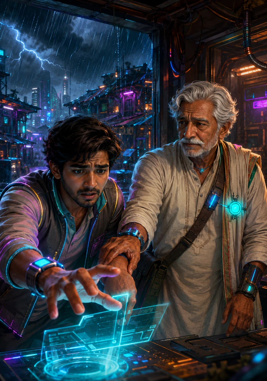જ્યારે ગામમાં ભારે વરસાદ અને વાવાઝોડું આવે છે ત્યારે શેરબજારના કડાકાની જેમ આખું ગામ ચિંતામાં મુકાય છે અને સમર પણ ગભરાઈને પોતાની બધી બચત ઉપાડી લેવાનું વિચારે છે. પરંતુ વીરજી દાદા તેનો હાથ પકડીને શાંત રાખે છે અને સમજાવે છે કે વાવાઝોડામાં જે વૃક્ષો પોતાના મૂળ મજબૂત રાખે છે તે જ પછીથી મીઠા ફળો આપે છે, બજારના ડરથી ક્યારેય ગભરાવું જોઈએ નહીં.