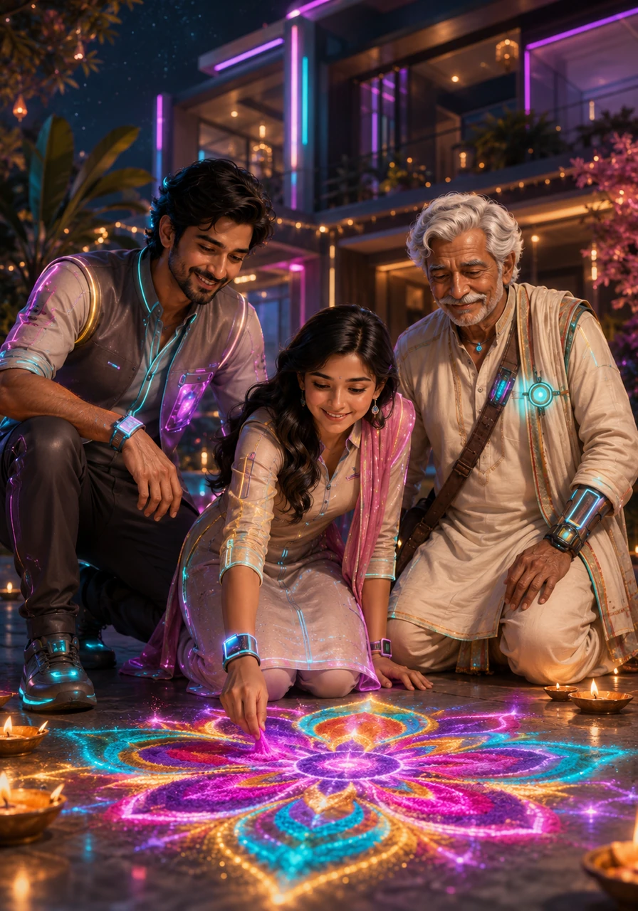 વર્ષો વીતતા જાય છે અને સમરના લગ્ન થાય છે, તેને ત્યાં એક સુંદર દીકરીનો જન્મ થાય છે અને તે પણ દાદાના કહેલા રસ્તે ચાલીને સતત રોકાણ ચાલુ રાખે છે. પંદર વર્ષ પછી સમરનું નાનું ઘર હવે એક મોટા આધુનિક મકાનમાં બદલાઈ ગયું છે અને તેનો આખો પરિવાર દિવાળીના તહેવારમાં રંગોળી બનાવીને ખુશીઓ મનાવી રહ્યો છે, જે તેમની દીર્ઘકાલીન મજબૂત આર્થિક સ્થિતિ દર્શાવે છે.