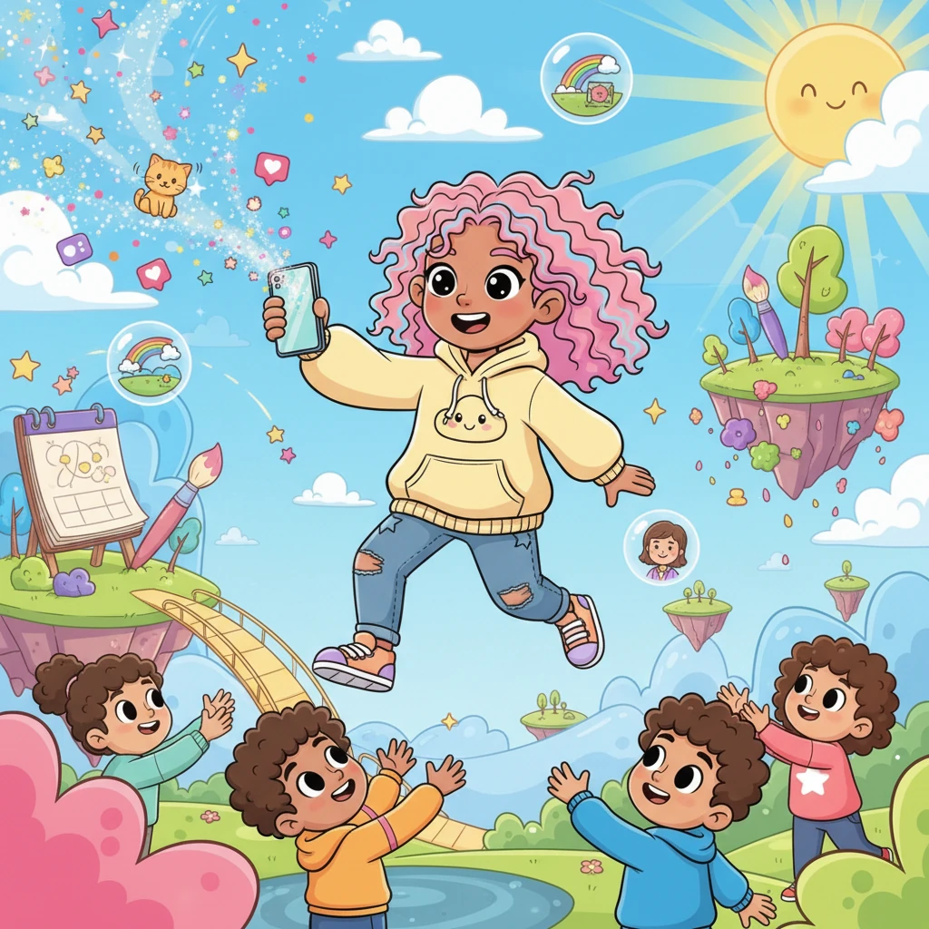 Lila Lens and the Insta-Sparkle - Creative imagination