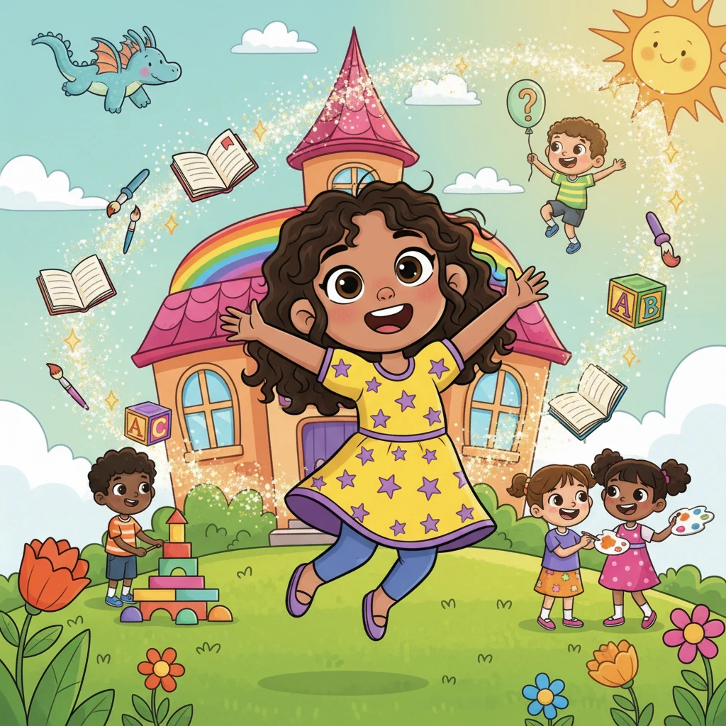 Nia's Wonderful School Day - bedtime