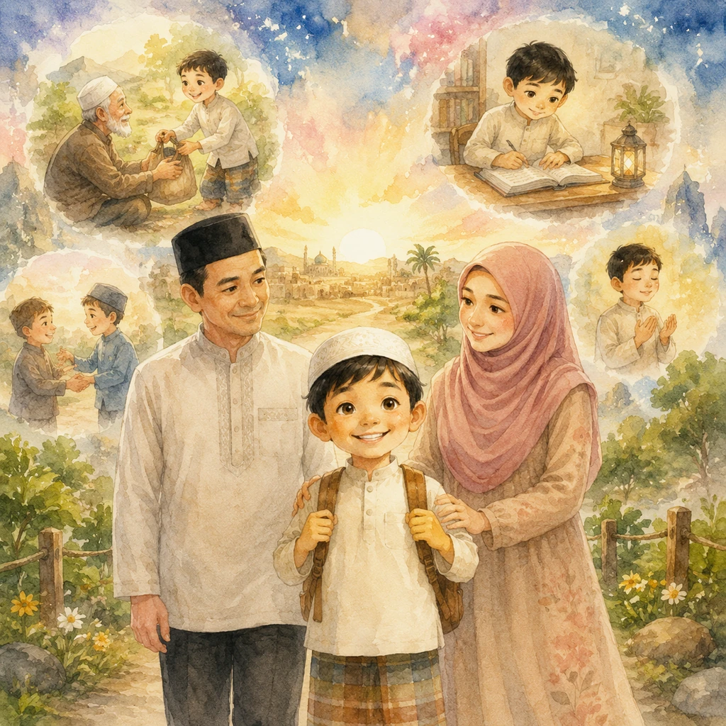 Petualangan Kebaikan Omar: Menjadi Anak Shalih yang Jujur dan Sabar