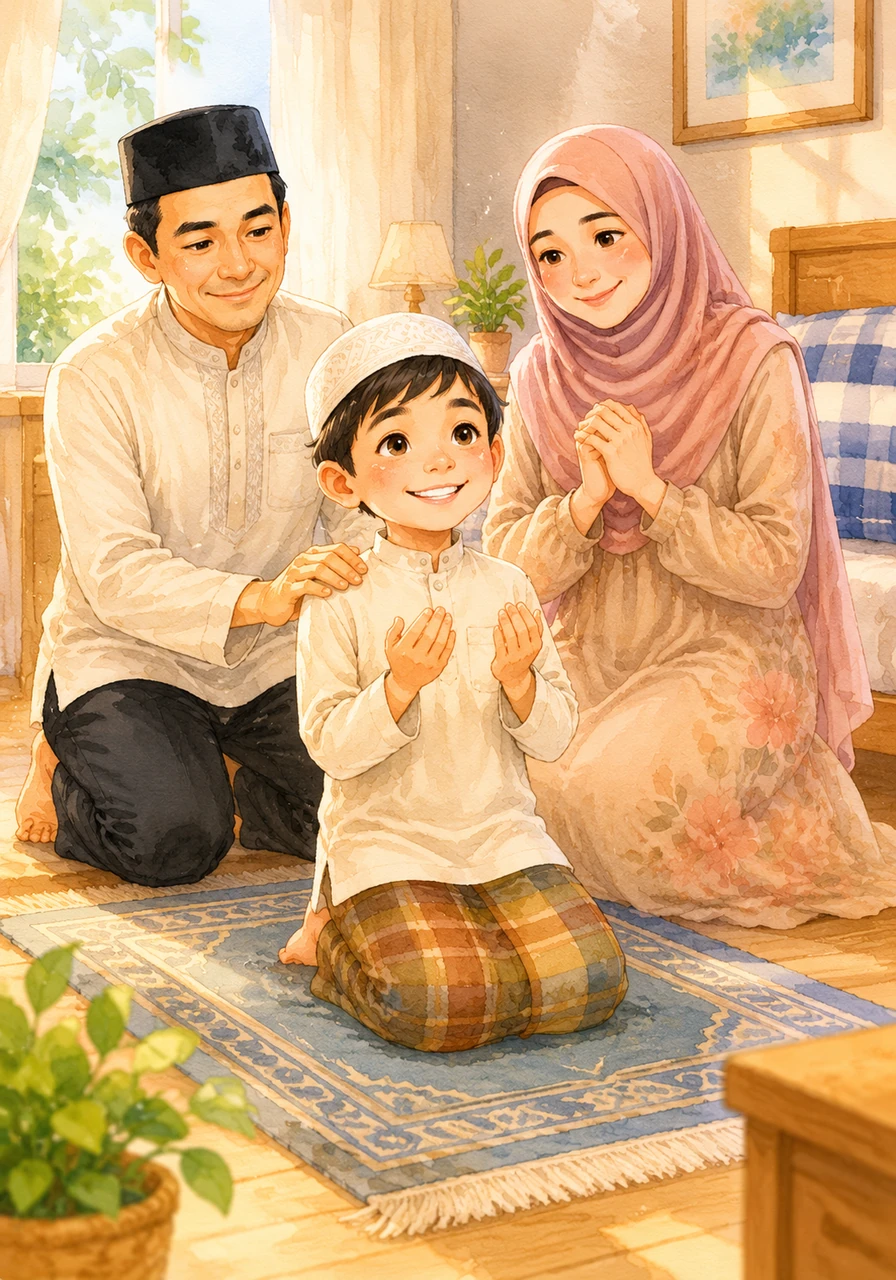 Omar adalah anak laki-laki yang ceria dan selalu memulai harinya dengan senyuman serta doa syukur. Ia sangat bersemangat untuk menjadi anak yang bermanfaat bagi orang-orang di sekitarnya dan selalu berusaha menerapkan nilai-nilai baik dalam setiap langkahnya.