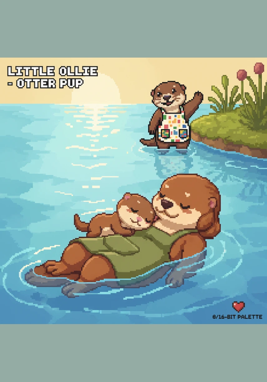 As they swim back home under the afternoon sun, Ollie rests his head on Mama’s shoulder. It was a wonderful first adventure, and he can’t wait to go back to sensory class next week.