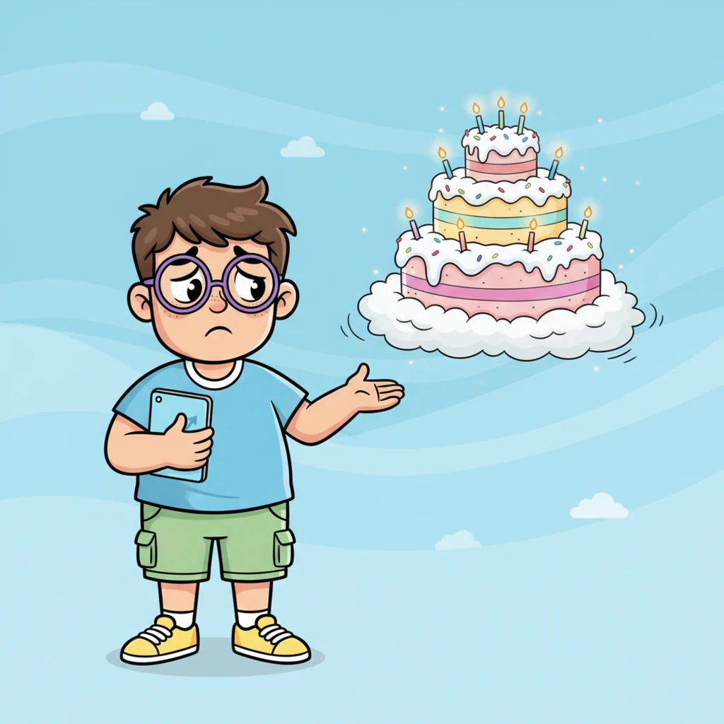 One particularly wobbly idea-cloud, shaped like a delicious cake, tried its best to sparkle, but its light was fading. Pip felt a pang of sadness, realizing no one saw its sweet potential.