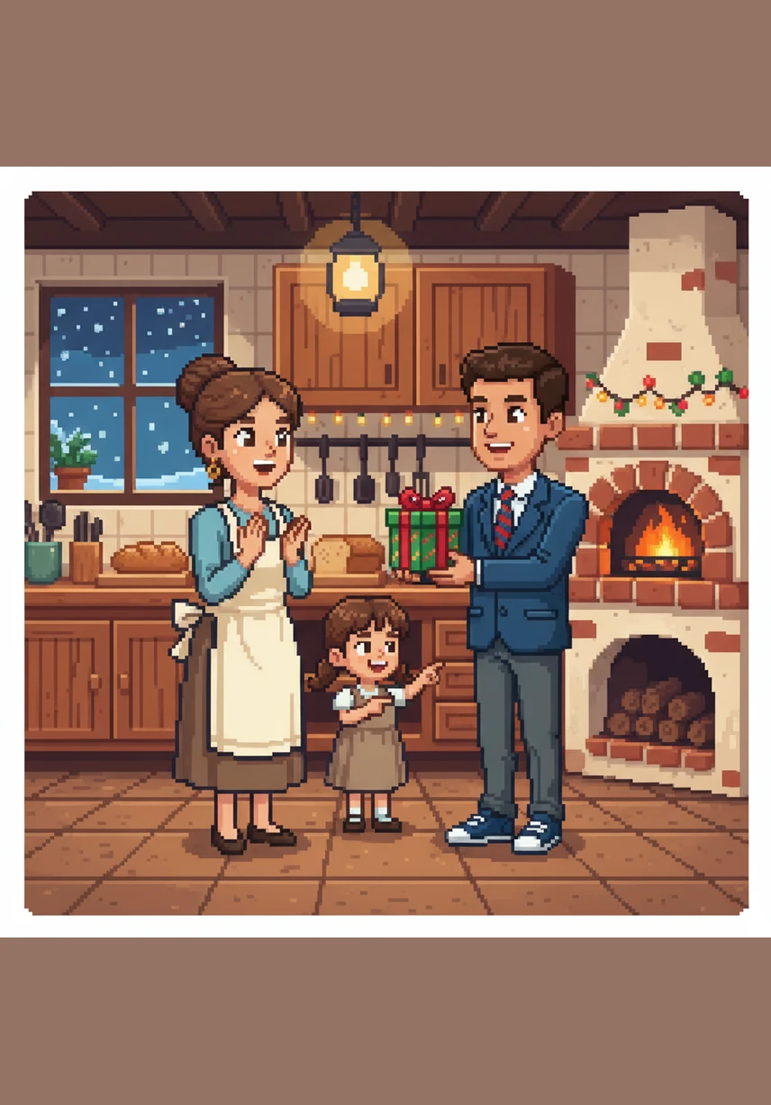 Ali’s sister joins in by carefully slicing bright red tomatoes and crisp cucumbers for a fresh salad. The siblings work together happily, knowing that the meal they are making is full of goodness.