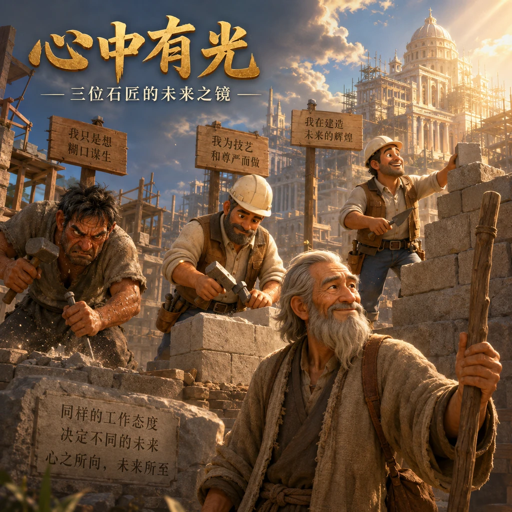 心中有光：三位石匠的未来之镜 - Educational stories