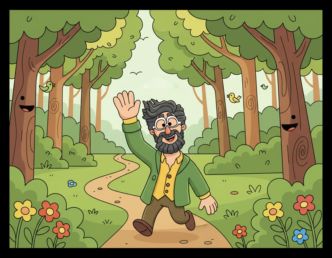 Elara loved to explore the Whispering Woods. The trees whispered secrets to the wind, and she loved to listen. One sunny morning, she skipped into the woods, eager for a new adventure.