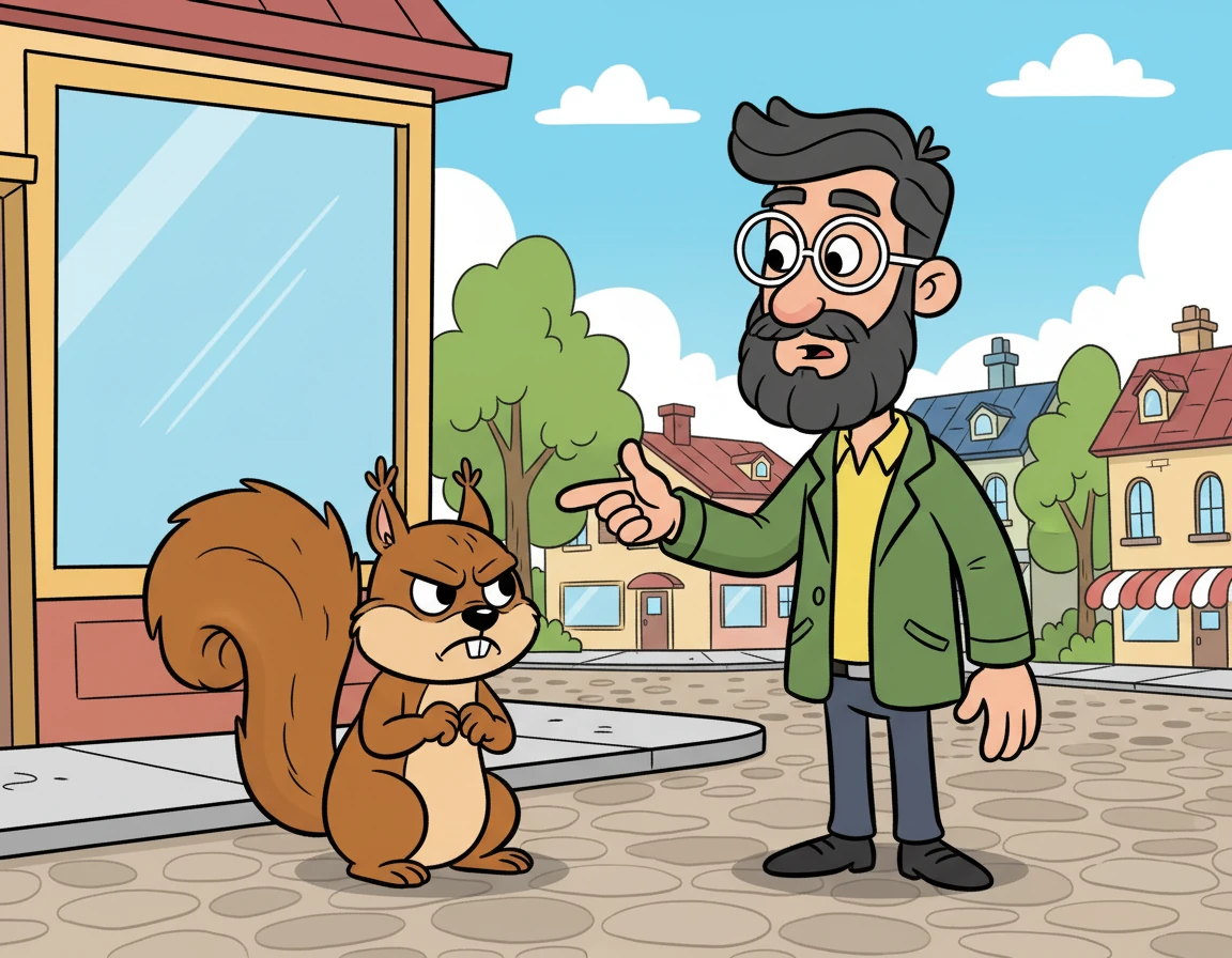 She met a grumpy squirrel named Nutsy. "The baker said there are no more acorns!" Nutsy grumbled. Elara, curious, decided to investigate.