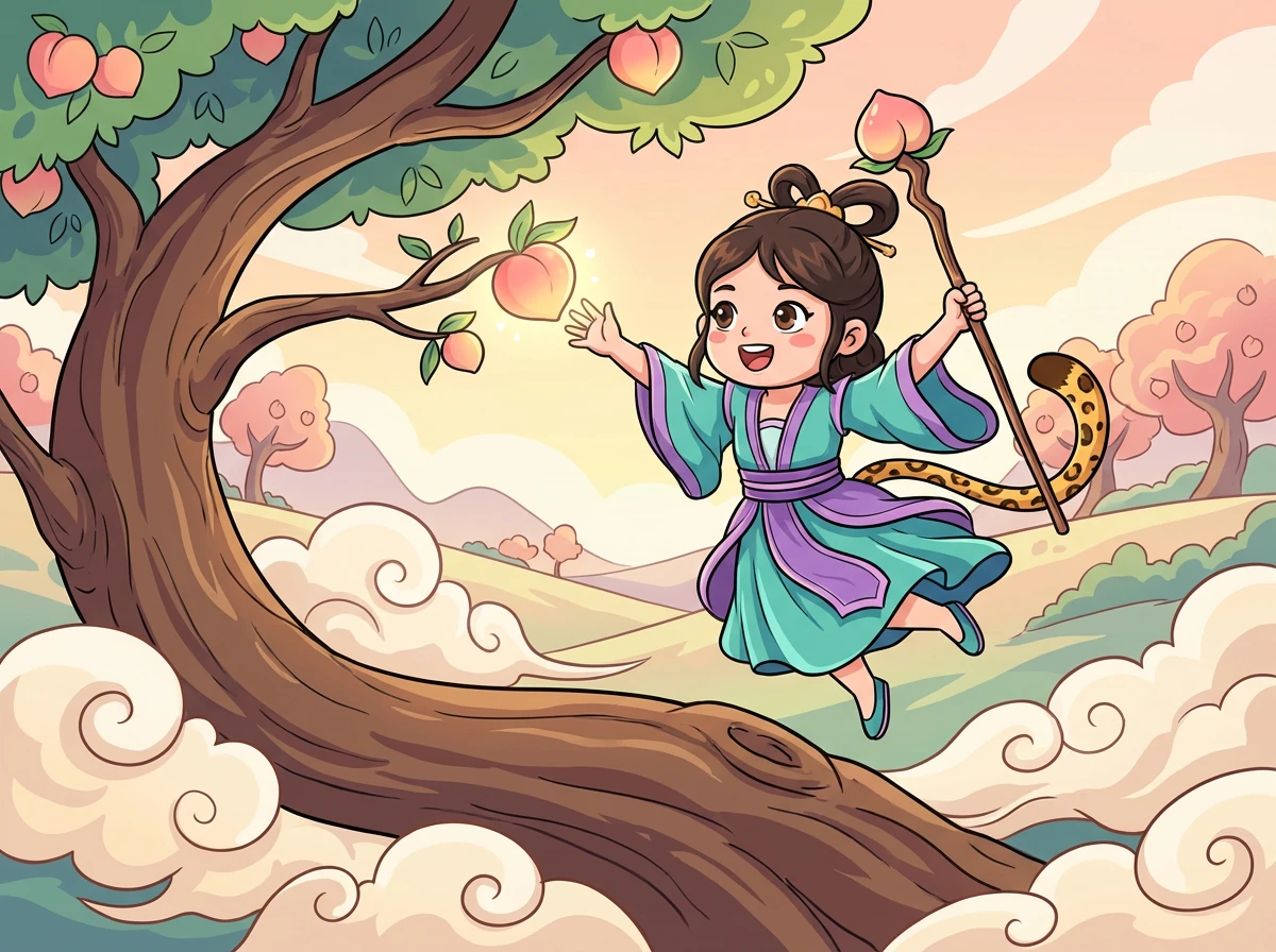 她教导人们敬畏自然,遵循天道,才能获得平安和幸福。