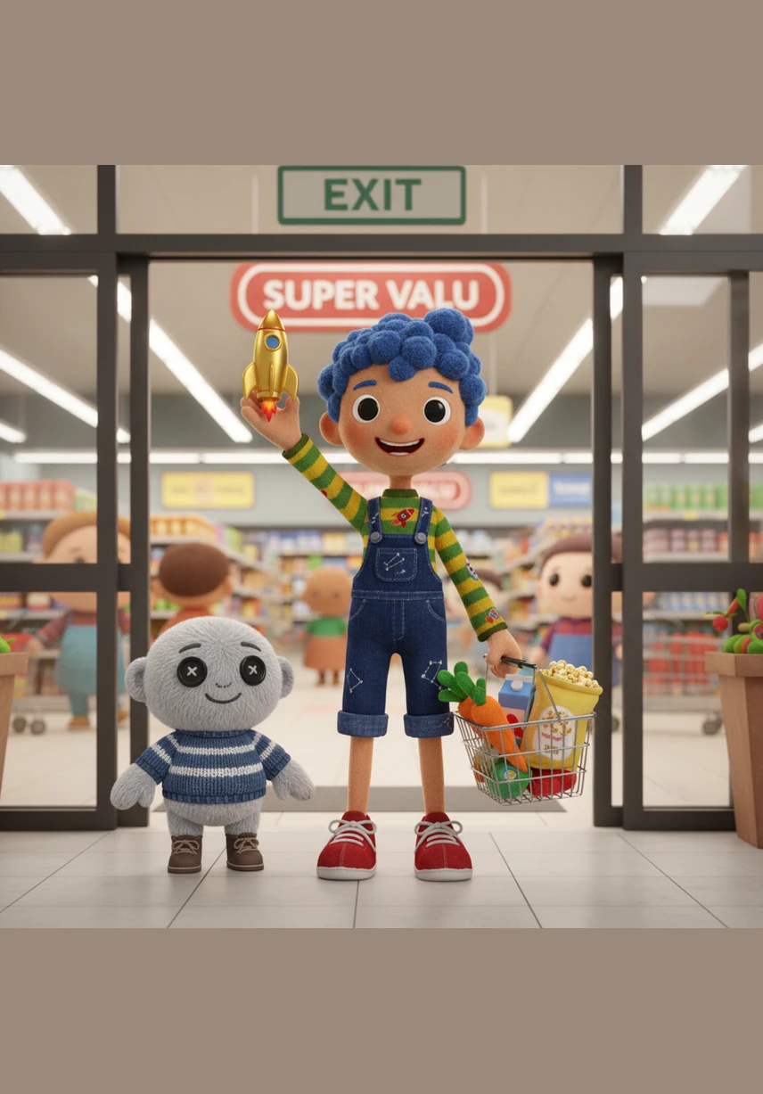 Leo leaves the supermarket with his grocery bag and a victorious smile on his face. He feels stronger for having won a silent battle, knowing he chose to nourish himself with real food instead of letting the bright labels decide for him.