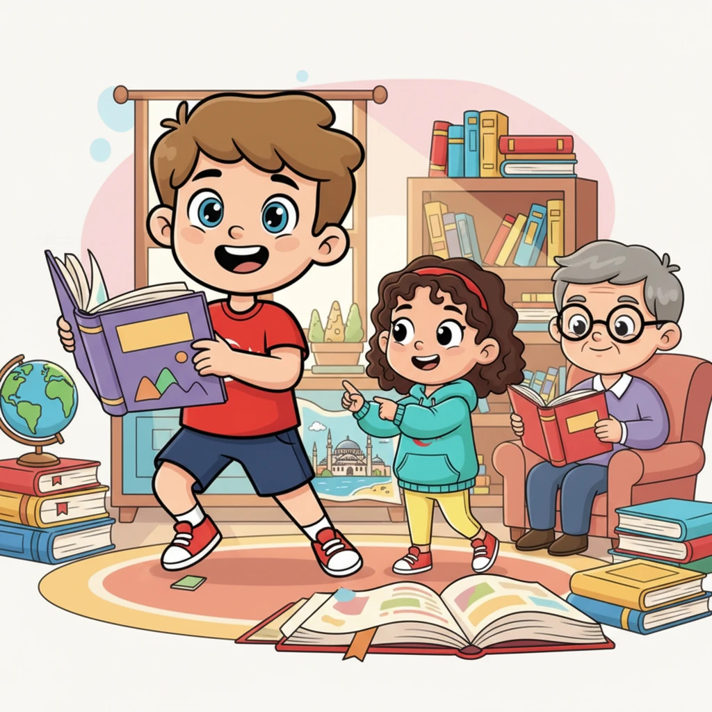 Can hemen araştırmaya koyuldu. Kalın kitapları karıştırdı, ailesine sorular sordu ve internette gezindi. Kapadokya'nın peri bacalarını, İstanbul'un tarihi camilerini ve Antalya'nın masmavi denizini keşfetti.