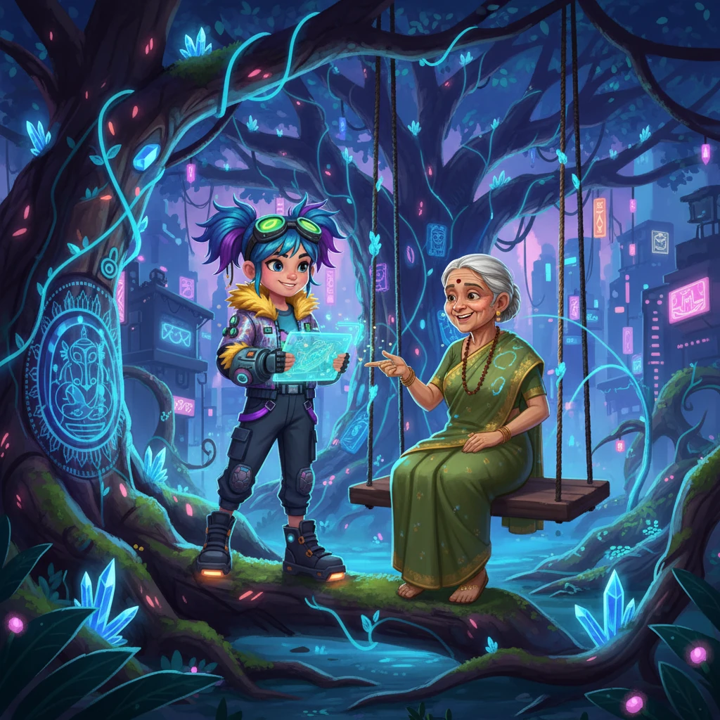 Meera and the Secret of the Enchanted Banyan