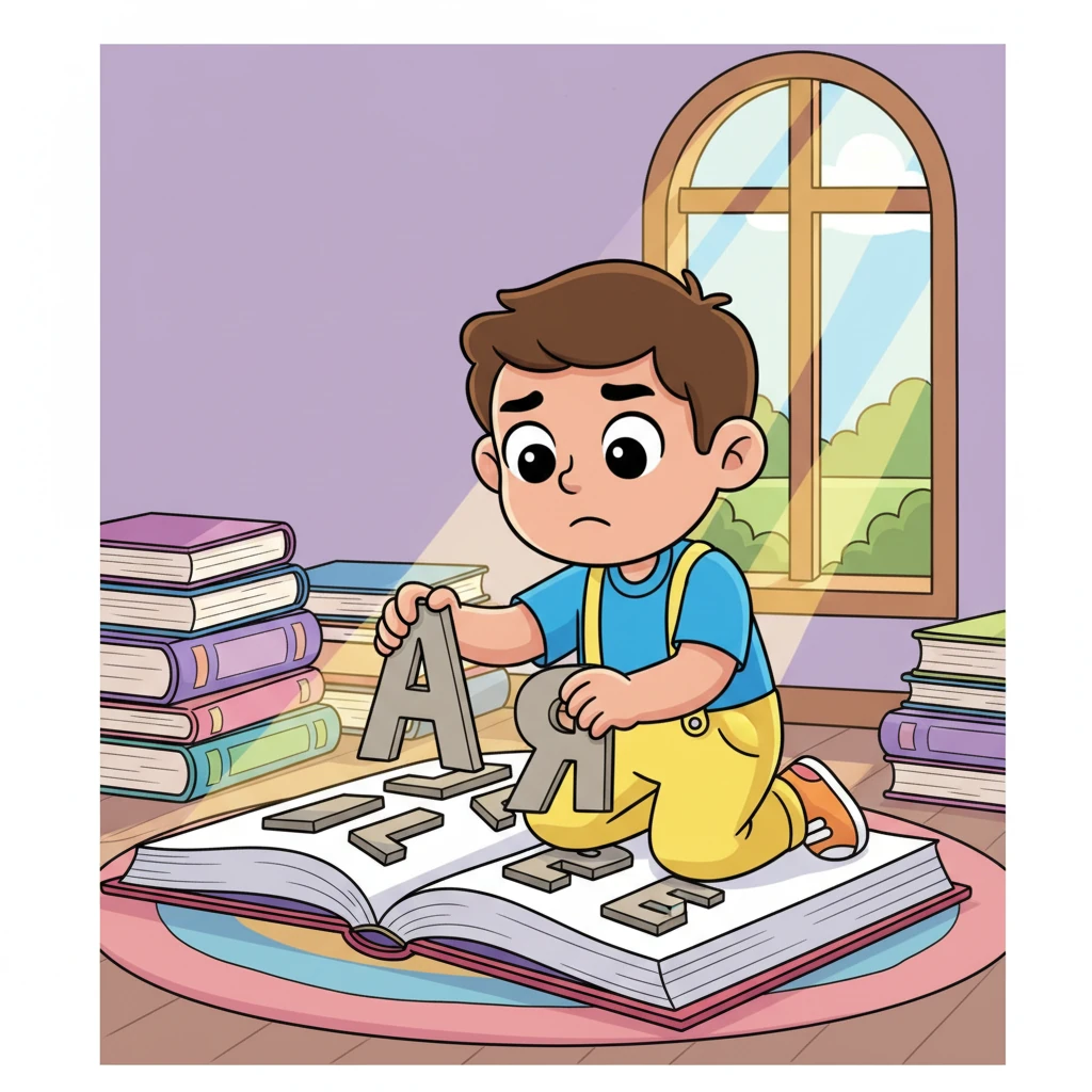 One sunny morning, Pip noticed that all the books were filled with flat, dull letters that made no sense. Words sat still on pages, lifeless and uninteresting. Pip wondered what was missing from this silent world.