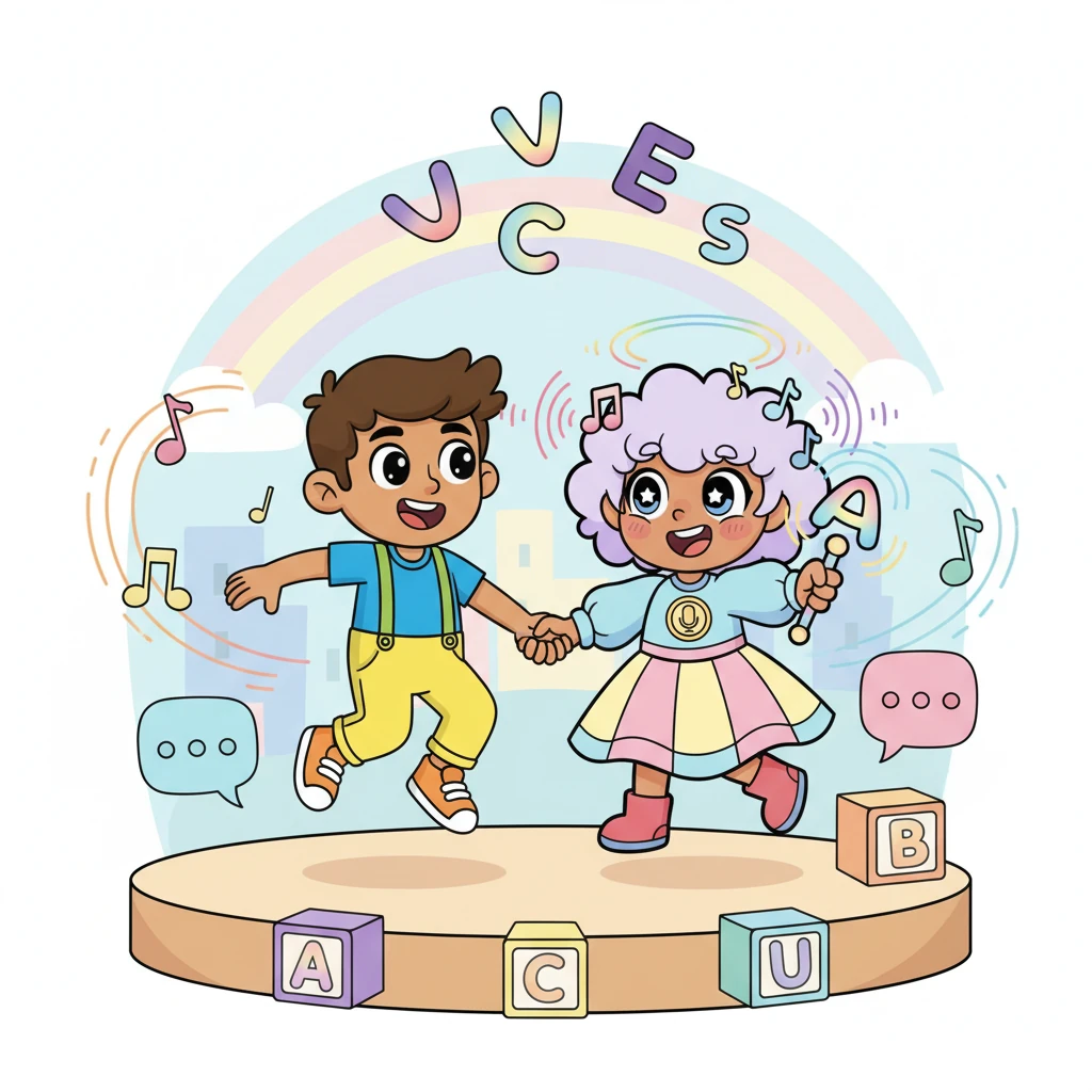 Now, Pip's world was alive with the beautiful harmony of words, thanks to the amazing dance between vowels and consonants. Every conversation was a symphony, and every story a joyful tune, all made possible by Pip's discovery.