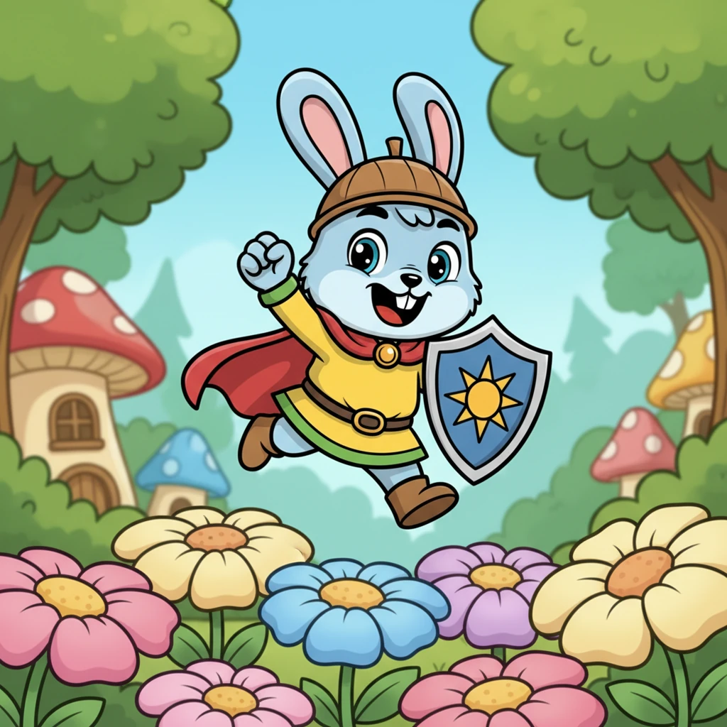 Kiki adalah kelinci kecil yang lincah dengan hati yang besar, tinggal di sebuah desa hutan yang damai. Ia suka melompat-lompat di antara bunga-bunga berwarna-warni, selalu dengan senyum ceria di wajahnya. Desanya adalah tempat yang penuh tawa dan kehangatan.