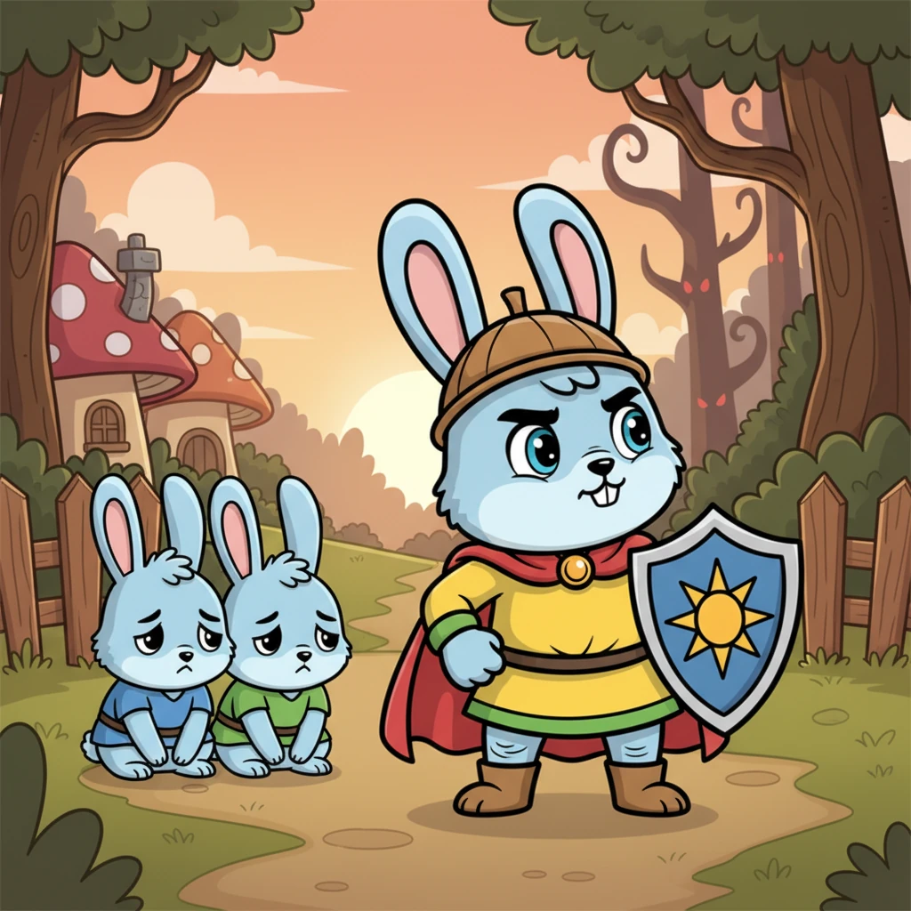 Melihat teman-temannya yang sedih, Kiki merasakan dorongan keberanian yang kuat di dalam hatinya yang kecil. "Aku akan pergi!" kata Kiki dengan suara tegas, meskipun lututnya sedikit gemetar. Ia memutuskan untuk menghadapi bahaya demi desanya.