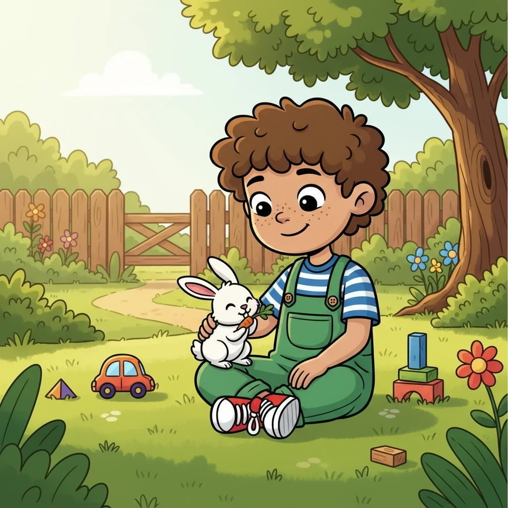 As the days turned into weeks, Barnaby and Button became the best of friends. They shared quiet moments, playing together and enjoying each other's company. Barnaby realized the joy of responsibility and the unconditional love of a furry friend.