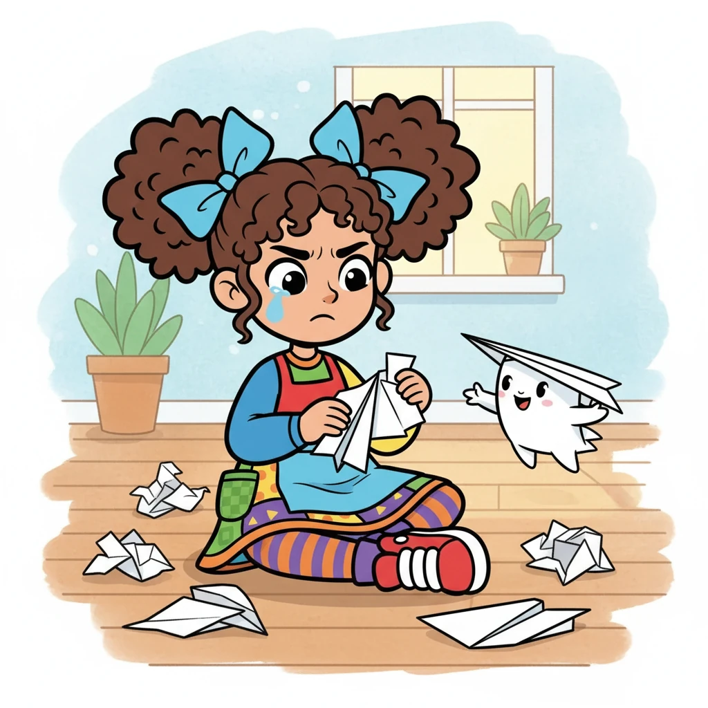 Anya's journey wasn't always easy; she struggled with complex folds, getting frustrated at times. Squaro encouraged her to persevere, reminding her that every mistake was a chance to learn and grow.
