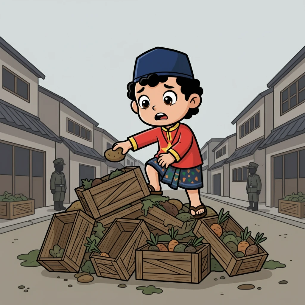 Beberapa bulan kemudian, suasana berubah. Jepang mulai mengendalikan segala aspek kehidupan. Joko melihat kebebasan yang dijanjikan perlahan memudar. Kebutuhan sehari-hari menjadi langka, dan rasa takut mulai menyebar.