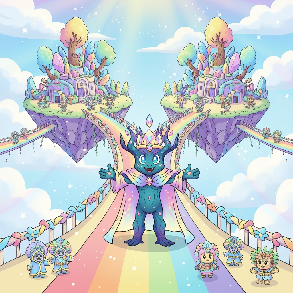 Pod panowaniem króla Spectree, królestwo Ower rozkwitało. Nauczył wszystkich, że prawdziwa siła to budowanie mostów, a nie murów. I tak, w tęczowym Ower, wszyscy żyli długo i szczęśliwie, a legenda o mądrym tytanie Spectree przetrwała wieki.