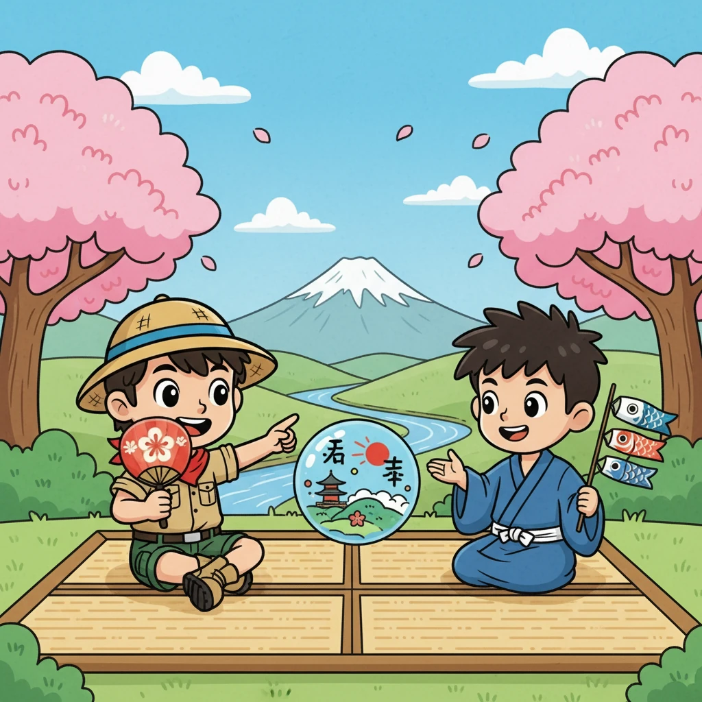 Kenji bercerita pada Bima tentang negaranya, Jepang, dan keindahan budayanya. Bima, yang tertarik, mulai belajar tentang bahasa dan kebiasaan Jepang. Ia merasa seperti membuka dunia baru.