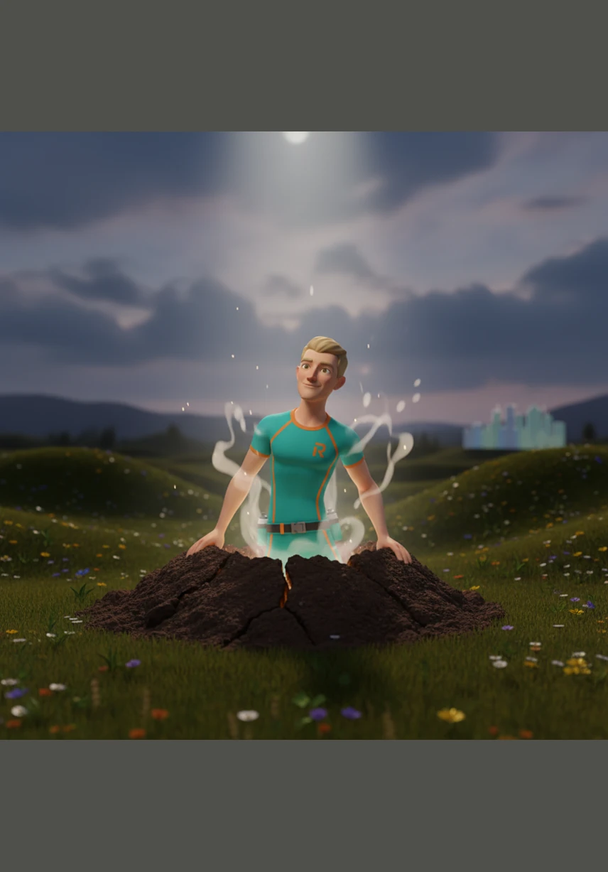 Soft green grass and sturdy trees began to sprout from the soil, painting the world in shades of emerald and gold. Every plant carried its own tiny seeds, ready to spread life across the hills and valleys.