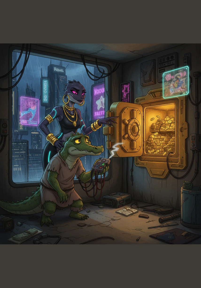 Snappy took some mangoes home to his wife, but she was very greedy. She told Snappy that if the monkey eats such sweet fruit, his heart must be the sweetest treat of all. she demanded that Snappy bring Momo to her.