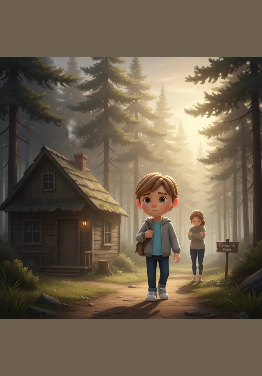 The next morning, the walk to school feels different, and Leo grips Momma’s hand a little tighter. His stomach feels wiggly and full of butterflies as the big school building comes into view.