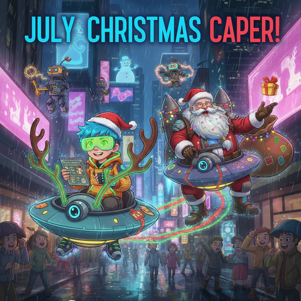 Santa's Summer Surprise - fairy-tale