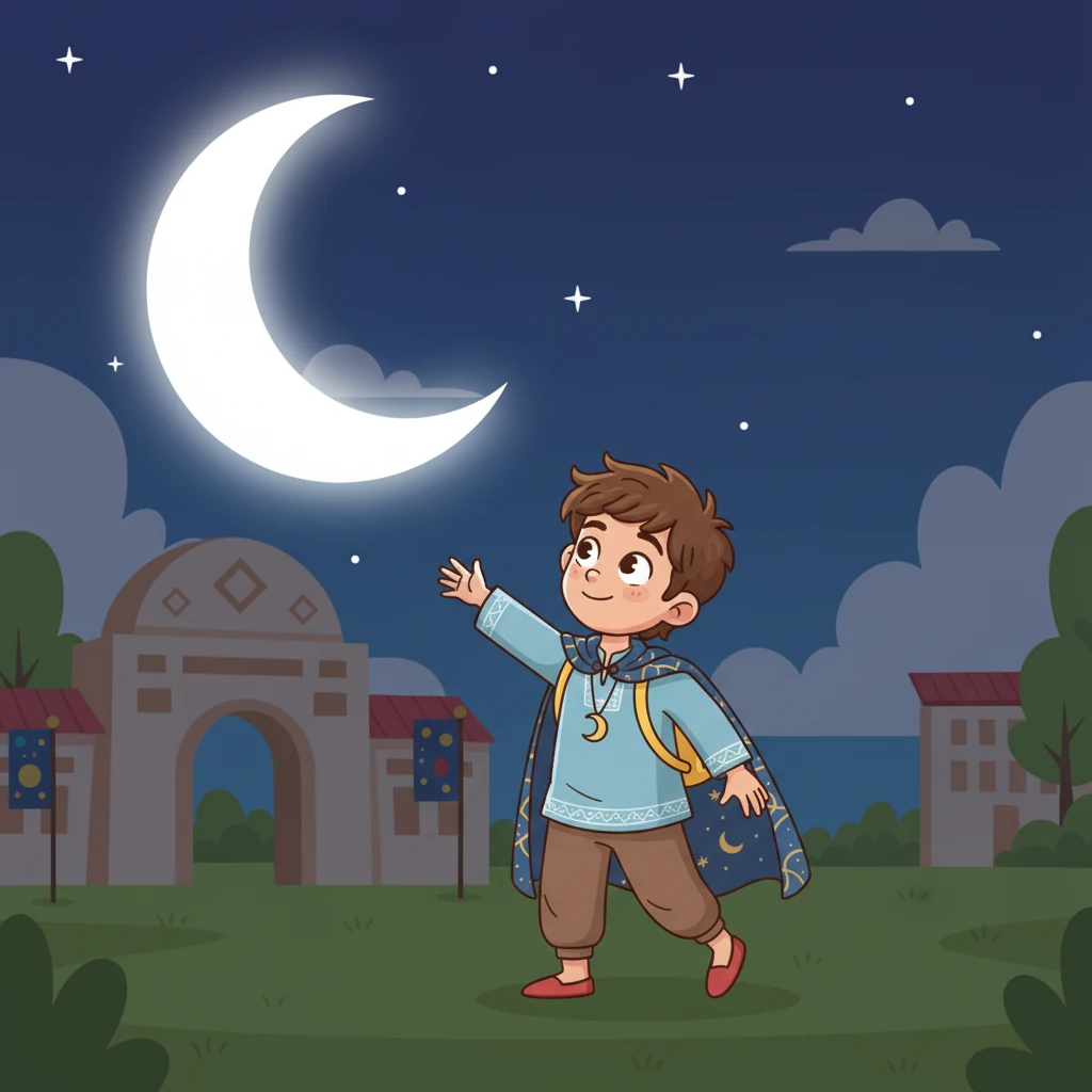 همس رائد لنفسه بتنهيدة: 'آه، لو أستطيع أن ألمس القمر!'. كانت عيناه تتبعان كل حركة للقمر في السماء الواسعة.