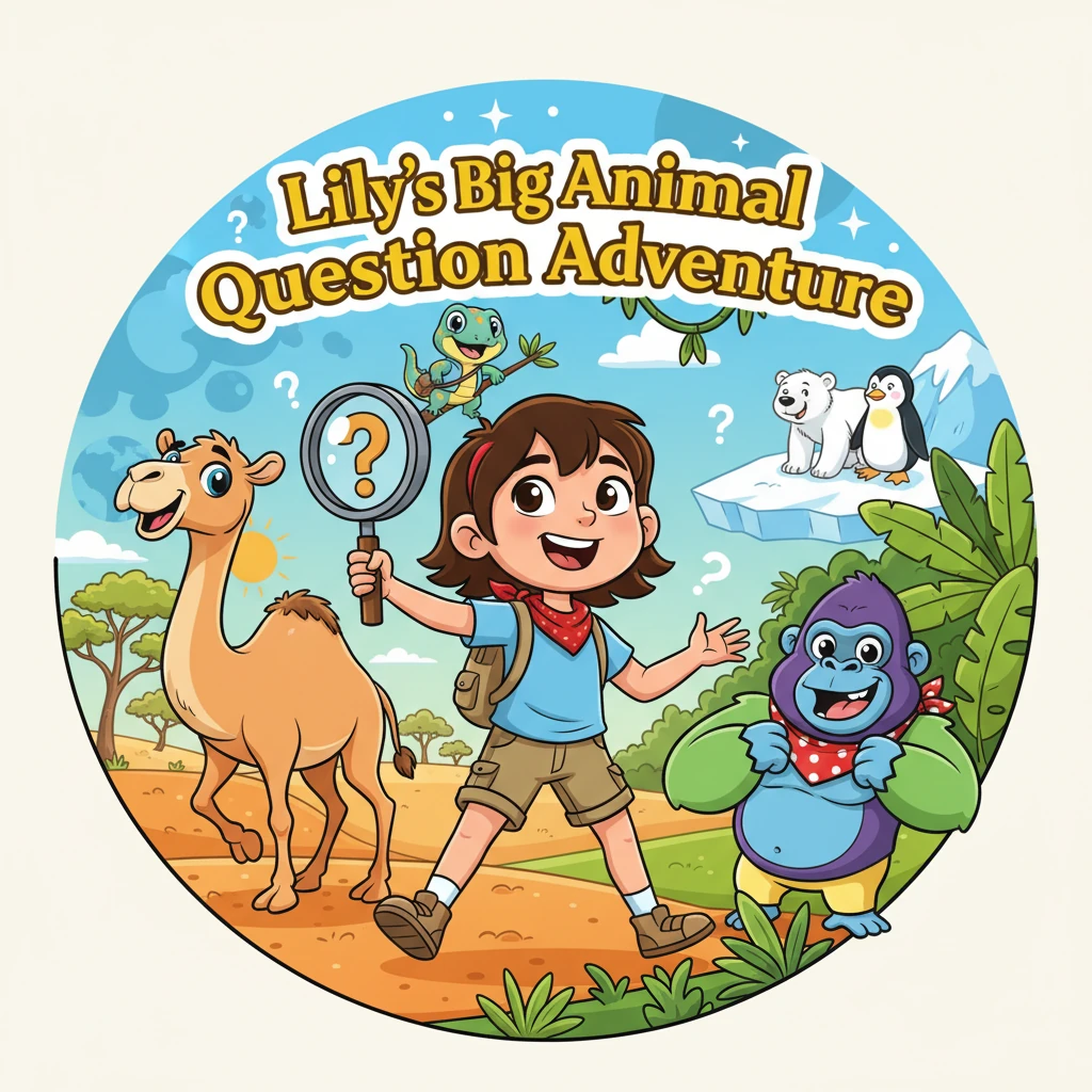 Lily's Big Animal Question Adventure - educational