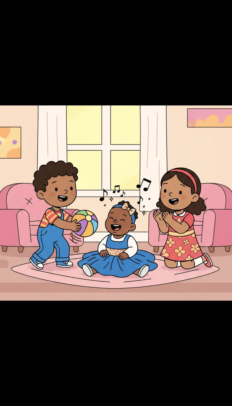 Chance et Sherlie aimaient jouer avec Chloé. Ils lui chantaient des chansons douces et lui racontaient des histoires amusantes. Les éclats de rire de Chloé résonnaient dans toute la maison.